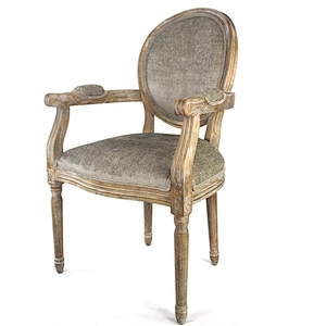 Frank furniture wood frame chair living room furniture fabric chair barber chair