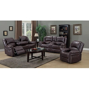 Indian sofa old man seat beautiful and comfortable sponge cushion multi-function living room 3+2+1 recliner sofa