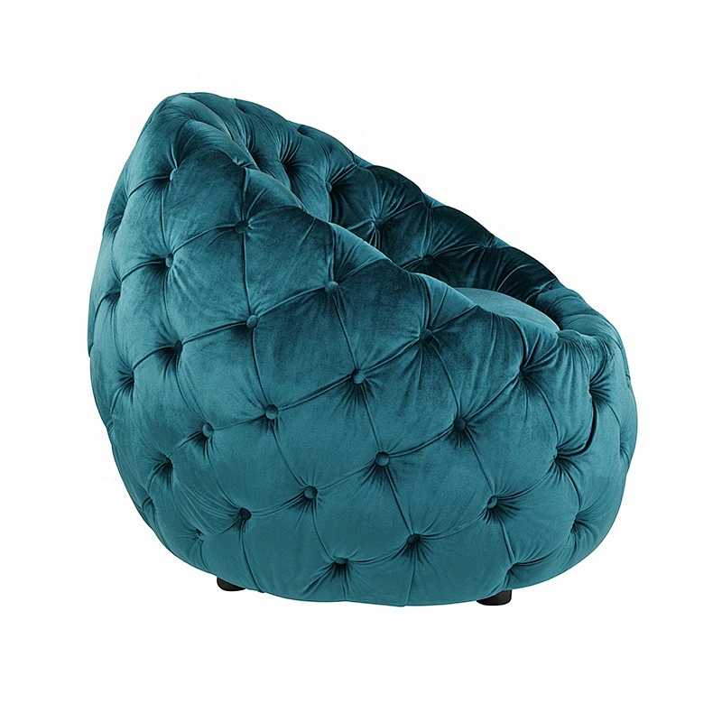 Factory Wholesale Custom Luxury Furniture Sofa Sets/Sofa Chair Single with Velvet Fabric