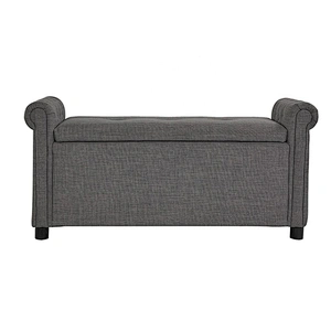 Cheap factory direct price bedroom furniture ottoman hot selling modern storage wooden bench