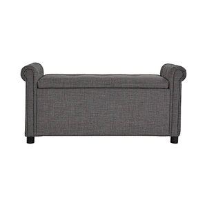 Hot selling 2019 Newest living room customizable Comfortable and soft fabric bench and ottoman