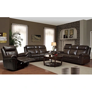 2019 hot selling living room Design sense multi-function manual high quality leather recliner sectional sofa