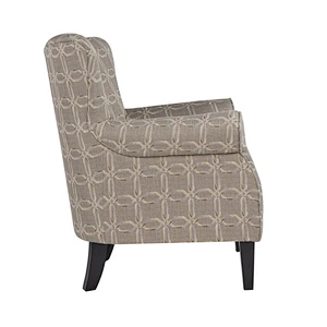 Living room Newest modern high quality Solid wood stool feet chenille sitting cushion chair