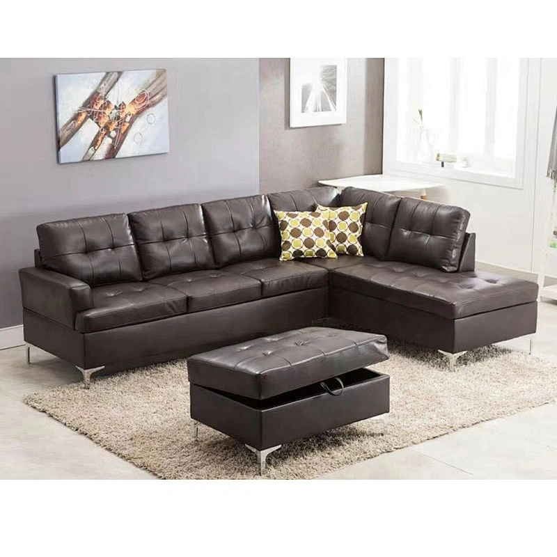 New Products Cheap Pull Corner Sofa Wooden Frame Sofa Set Design