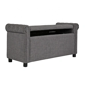 Waterproof Foldable Surface Storage Laundry Ottoman/Box Bench