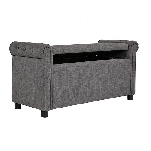 Waterproof Foldable Surface Storage Laundry Ottoman/Box Bench