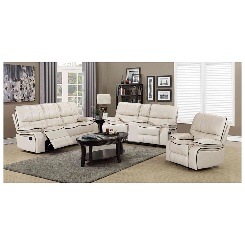Super September hot sale leather recliner sectional sofa sets relax sofa recliner soft feeling reliner sofa set living room