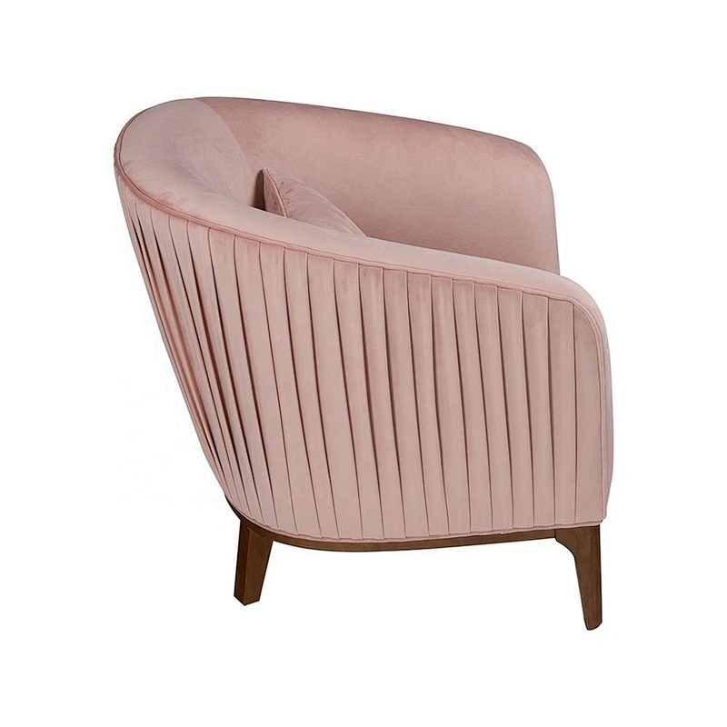 Factory Supplier Beach Chair New Model Wholesale Price Pink Velvet Lounge Sofa Office Chair