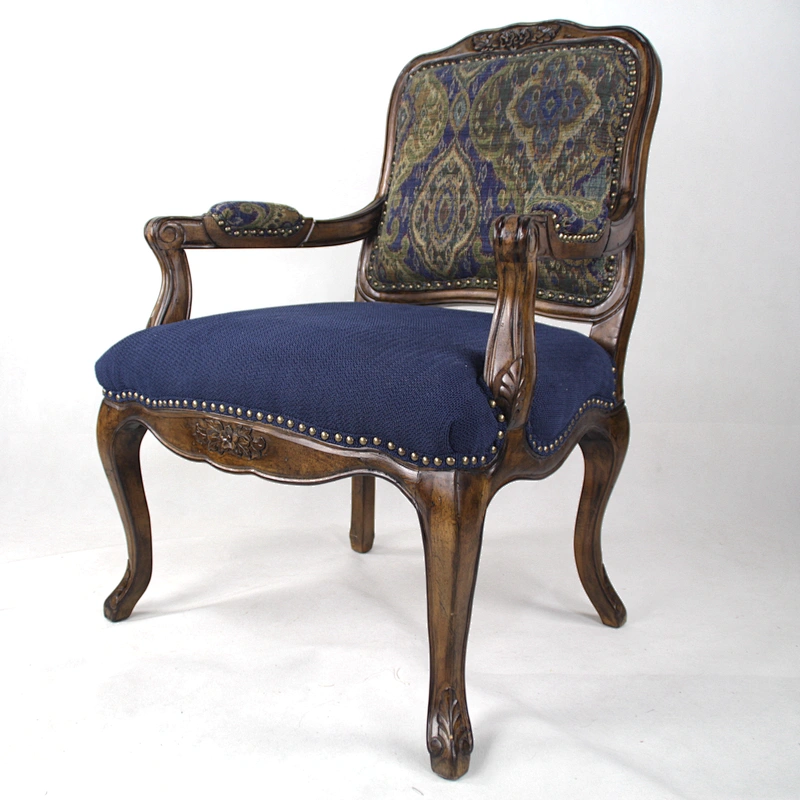 Frank Furniture Factory Supply Antique French Style Wooden Accent Chair Lounge Chair