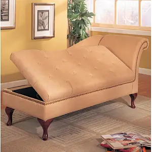 Frank Furniture Antique European Style Hot Selling Paneled Living Room Chaise Lounge Chair Chaise