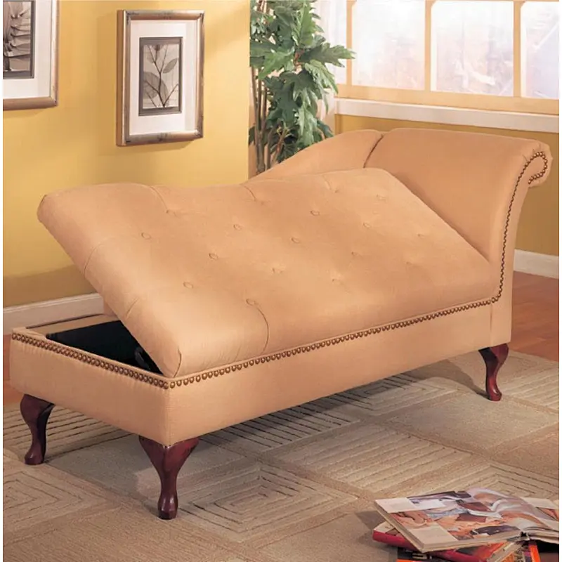 Frank Furniture Antique European Style Hot Selling Paneled Living Room Chaise Lounge Chair Chaise