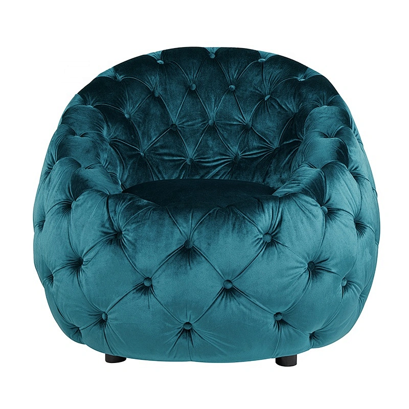 Factory Wholesale Custom Luxury Furniture Sofa Sets/Sofa Chair Single with Velvet Fabric