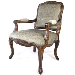 Frank Furniture Factory Supply Antique French Style Wooden Accent Chair Lounge Chair