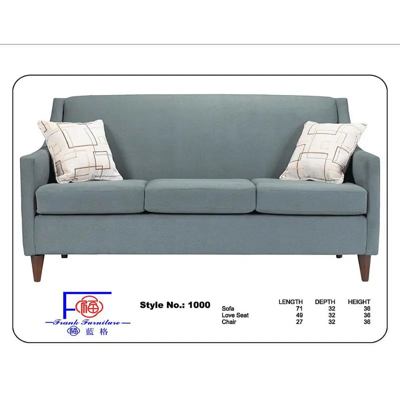 Living room furniture best quality three seat sofa