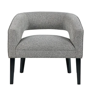 Frank Furniture Top Quality Nordic Unique Design Brushed Frame Accent Chair Living Room Comfortable Chair