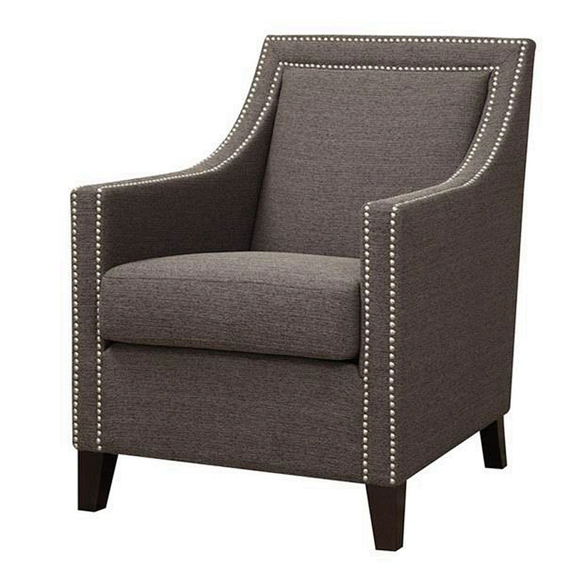 New design modern velvet fabric sofa chair for living room indoor dining furniture leisure  chair