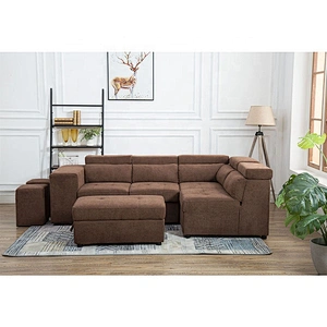 Modern Home Sofa Furniture for Living Room Portable Corner Bed Folding Sofa Bed