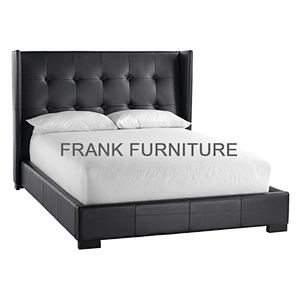 2019 Newest modern style concise customized  beautiful and comfortable wooden bedroom sets