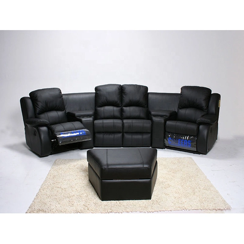 Furniture supplier French style L shaped sofa living room furniture  factory price leather sofa set