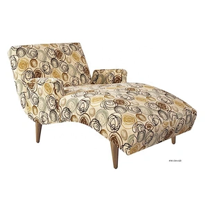 High quality simple and elegant longue chaise customized material  indoor furniture fabric chaise lounge