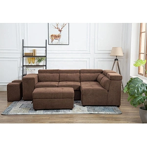 Frank Furniture modern sofa cum bed living room sofa furniture low price l shape folding sofa bed