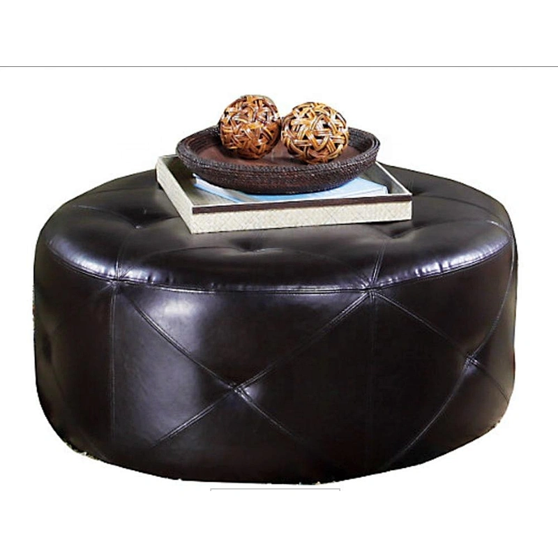 New design coffee table ottoman storage round ottoman stool for living room furniture and hotel