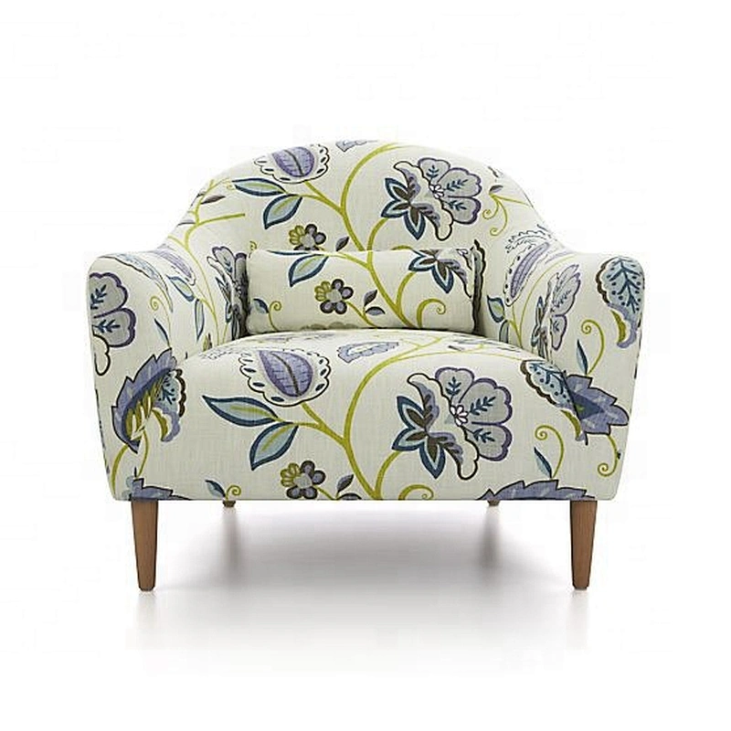 Wooden Chair With Buttons Factory Price Living Room Furniture  Color Matching Chair