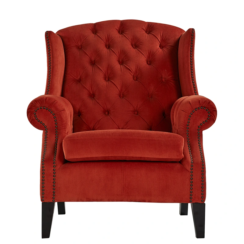 Living room 2019 hot selling Newest modern luxury high quality soft  High backrest with pull point chair