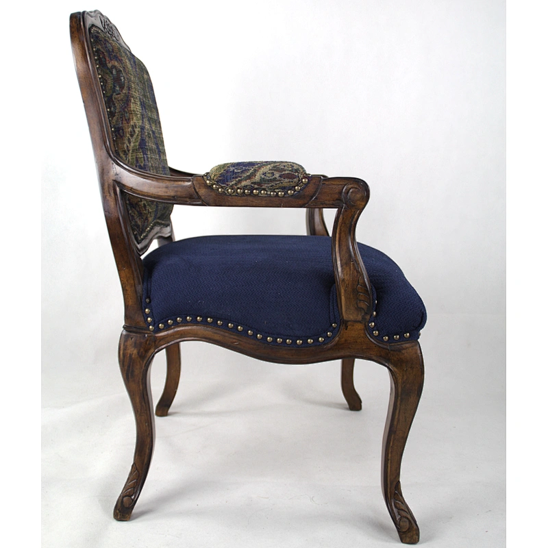 Factory wood frame chair home furniture rest dinning chair fabric leisure chair