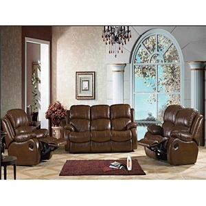 Wholesale price modern design  luxury leather  living room furniture  recliner sofa