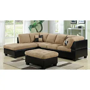 2019 Newest modern style comfortable velvet suede functional beautiful corner sectional sofa