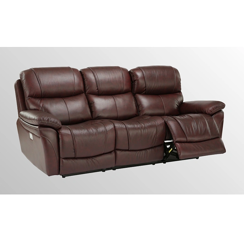 Frank Furniture Italian Real Leather Electric Recliner Sofa Loveseat Chair Home Theater Comfortable Recliner Sofa Set
