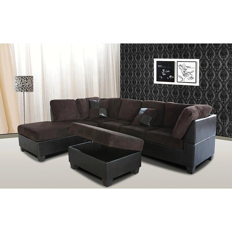 Factory modern home furniture fabric sectional sofa in living room sofas lifestyle sofa
