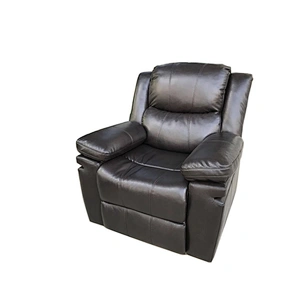 Modern style living room 2019 Newest Brown leather with backrest high quality recliner sofa chair