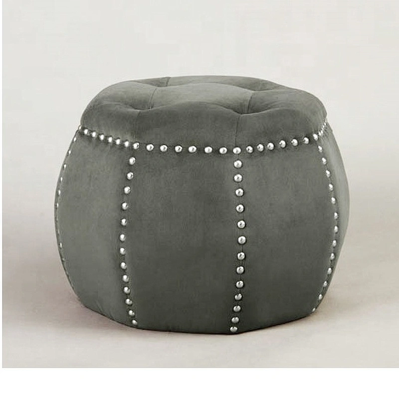 High Quality Modern Style Grey Linen Material  Ottoman&Bench For Living Room