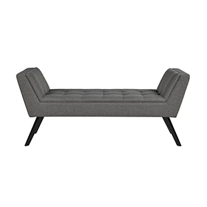2019 Newest hot selling living room custom made Comfortable buckle design With armrests bench ottoman