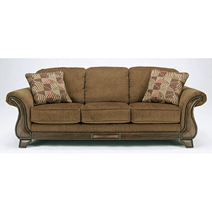 Factory Price  High-end Antique Living Room Furniture Solid Wood Sofa With Three-seat