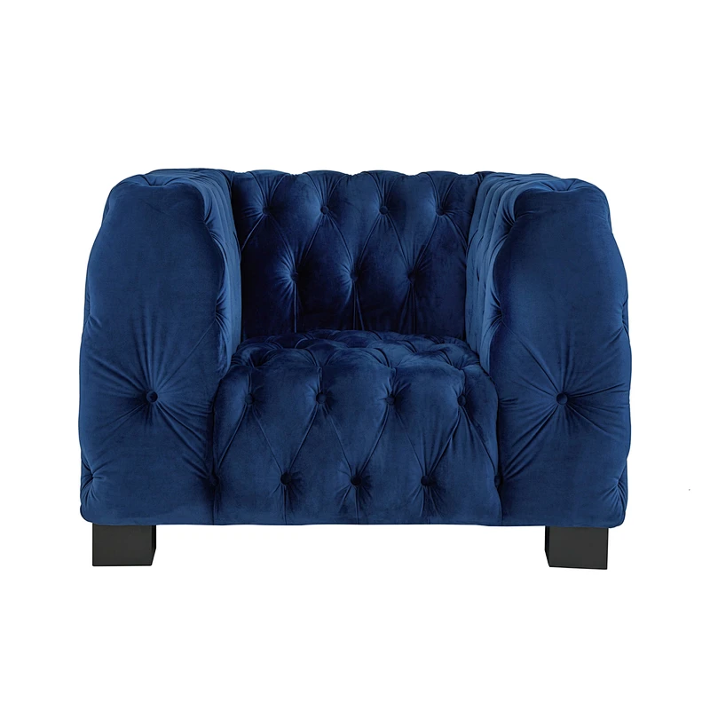 Frank Furniture 2019 Latest Kid's Favorite Accent Chair Living Room Pull Back With Buttons Square Arm Chair