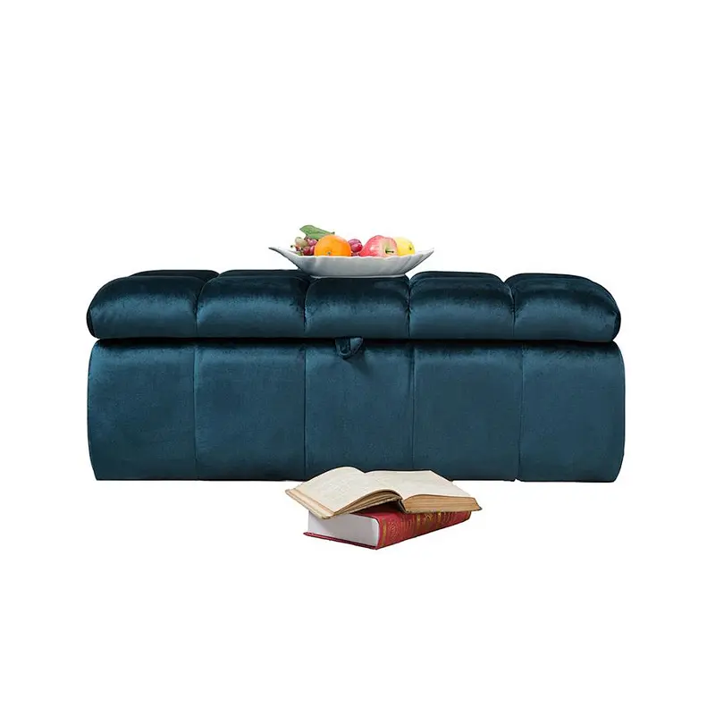 Velvet And Leather Bed End Stool Bench Bed Bench,Velvet Sofa Bench For Living Room Furniture