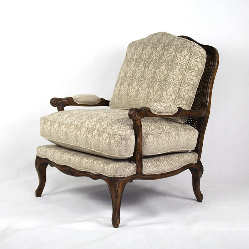 Frank Furniture Two Tone Accent Chair Living Room Wholesale Wooden Accent Chair Elderly Arm Chair