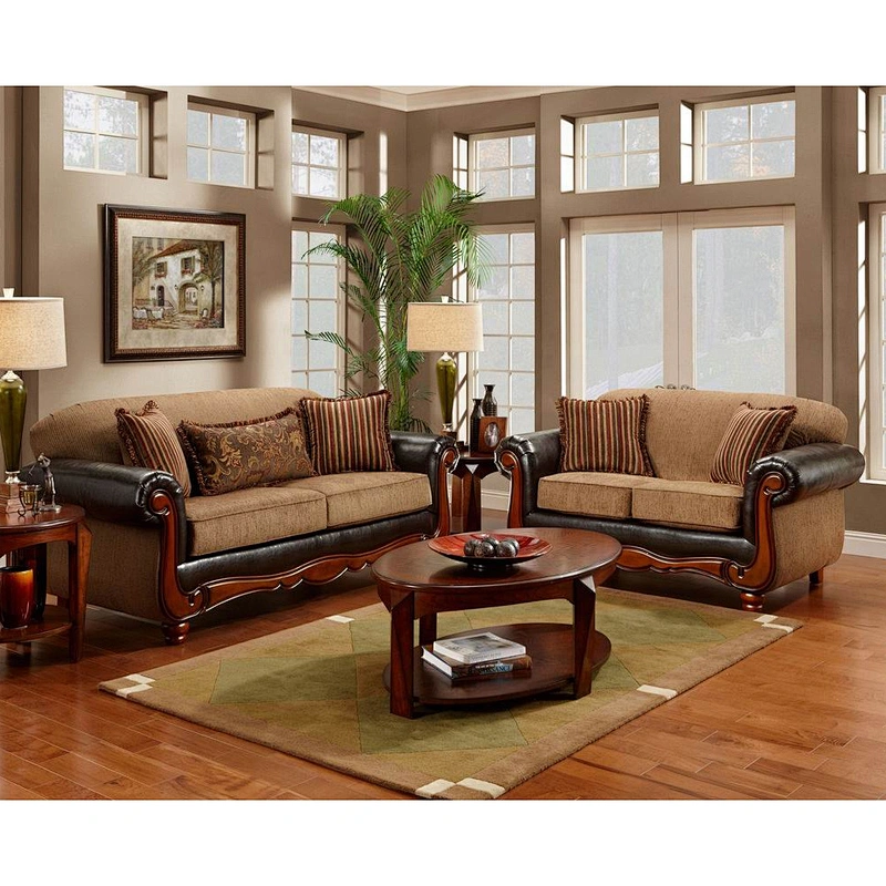 Frank Furniture High-end Antique Sofa Cover Fabric Living Room Furniture Cut & Sew Sofa Cover