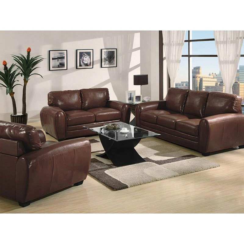 Factory  Price High Quality Living Room Sofa Leather Manual Sectional Recliner Sofa