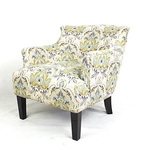 Frank furnitureLuxury modern hotel chair leisure fabric chair  home furniture with wooden legs
