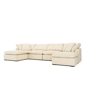 Frank furniture wholesale sectional sofa I shape  living room sofa set corner new design European style sofa