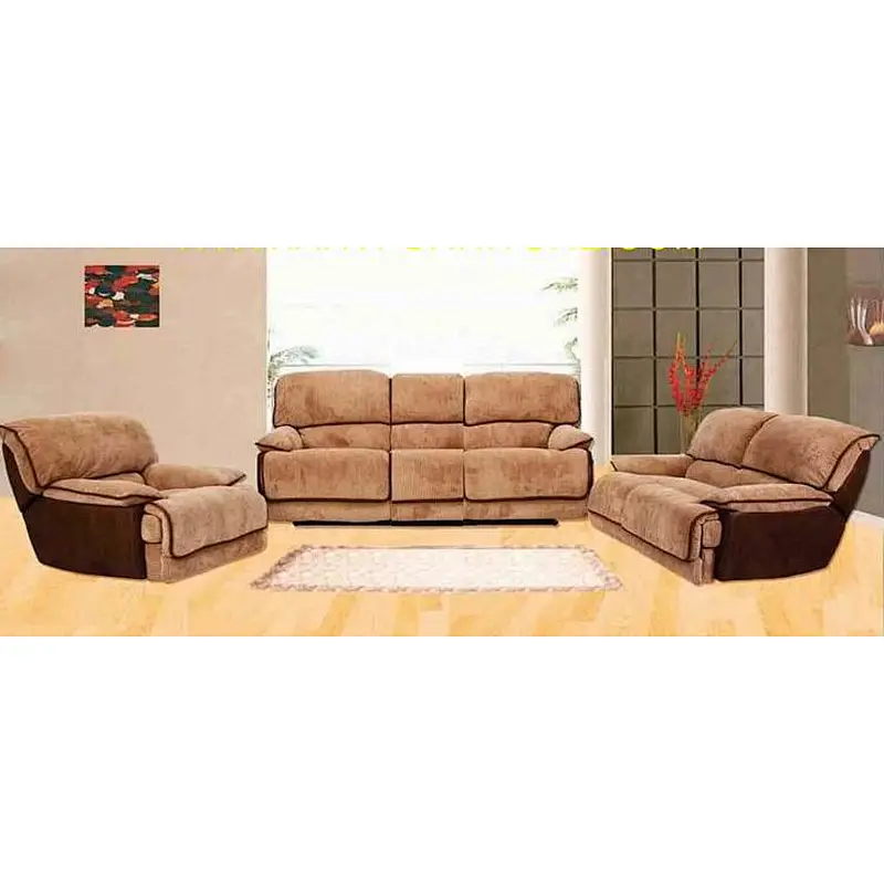 2019 hot selling living room high quality multi-function manual PU leather recliner sectional sofa