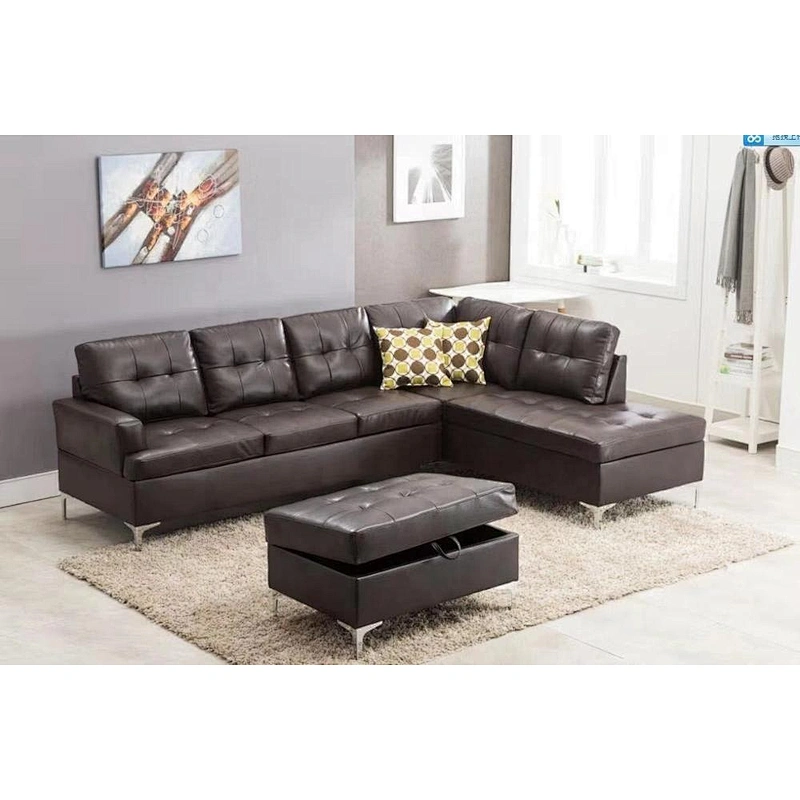2019 newest style wooden sofa set designs living room furniture fabric modern folding sofa bed