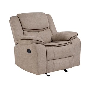 Newest 2019 hot selling living room furniture Beige soft ant linen single high quality recliner