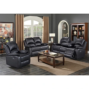 Frank furniture  leather recliner sofa L shaped sofa recliner with recliner chaise lounge sofa set 7 seater living room sofas