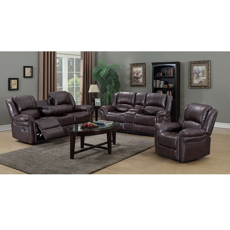 Frank Furniture Factory Supply Leather Recliner With Nails Electric Recliner Customized Recliner