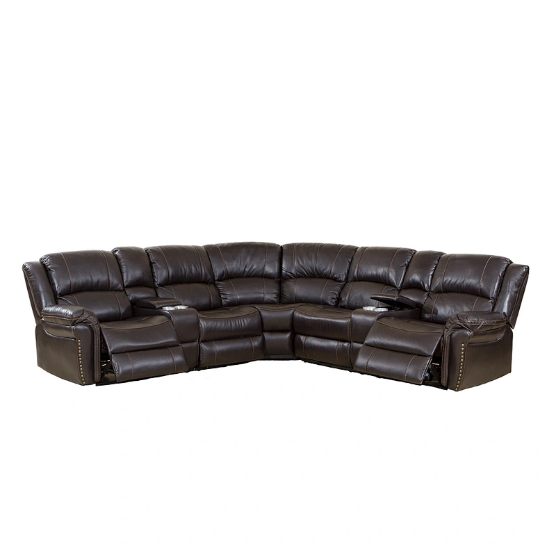 New show morden style sofa set 7 seater luxury home furniture high quality electric recliner sofa